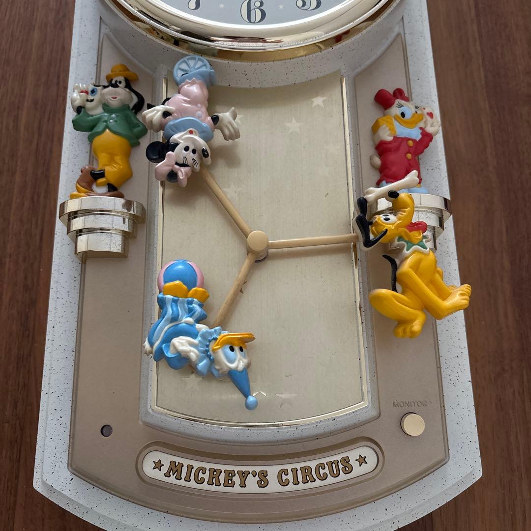 専用‼️【激レア】ディズニー ミッキーサーカス からくり時計 取扱説明書付き