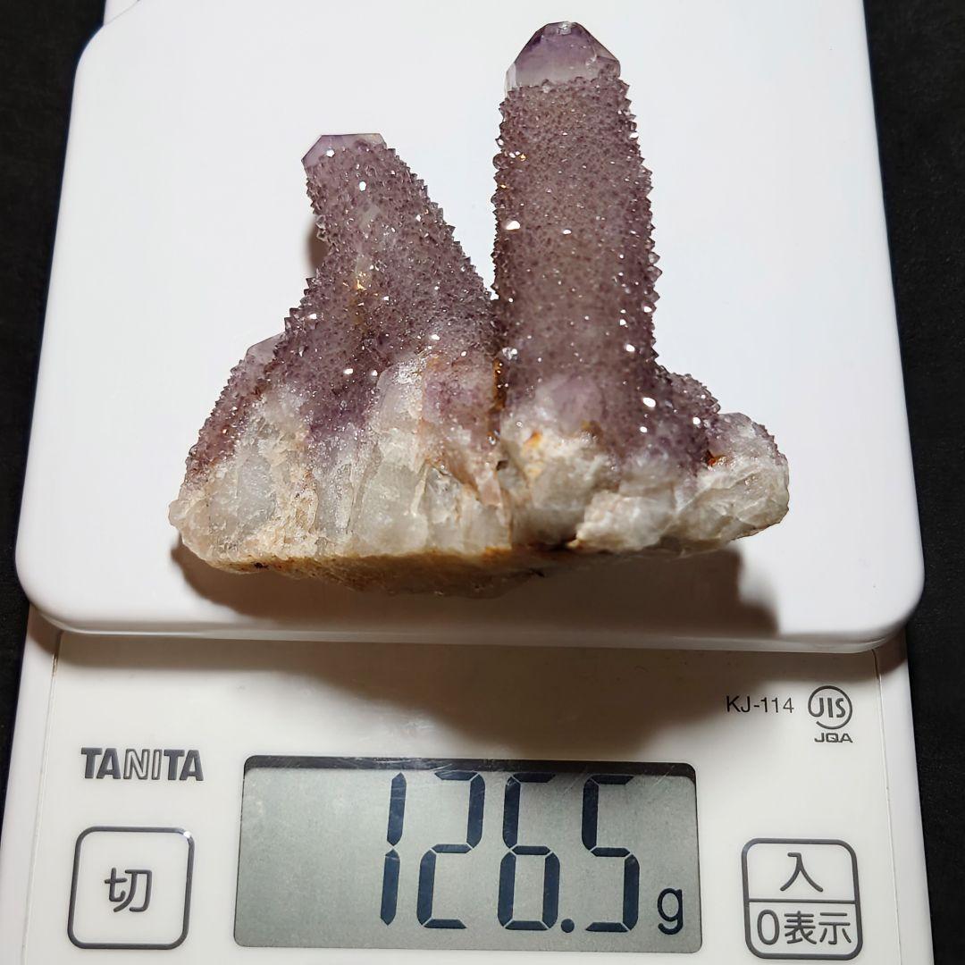 ★カクタスアメジスト 結晶 126.5g②(SA+)