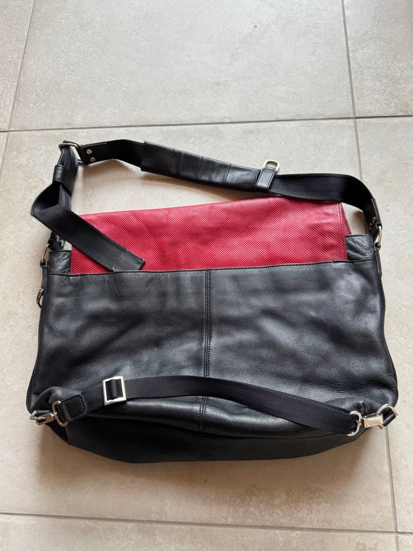 Isaburo1889メッセンジャーバッグレザー　BicycleNaviコラボ品