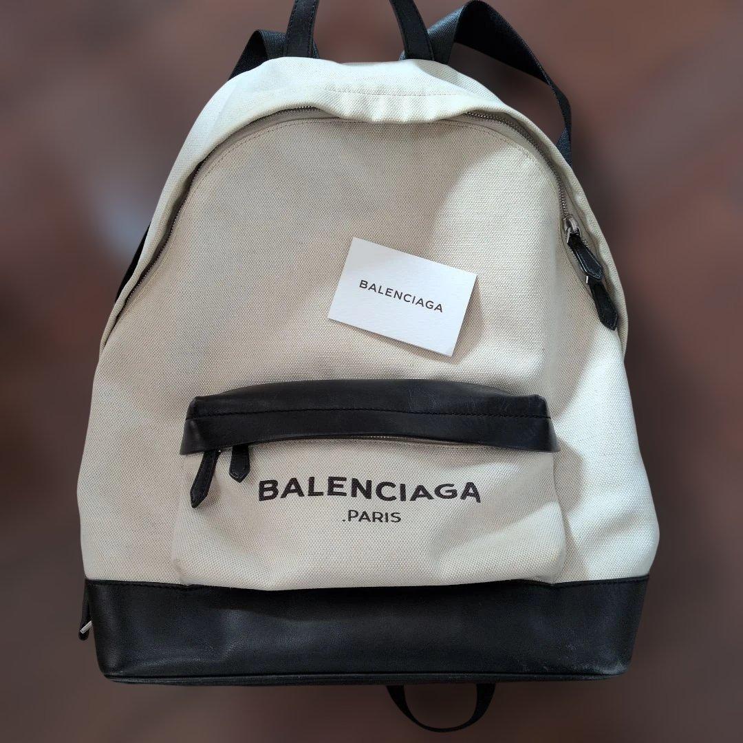 BALENCIAGA バックパック ベージュ/ブラック