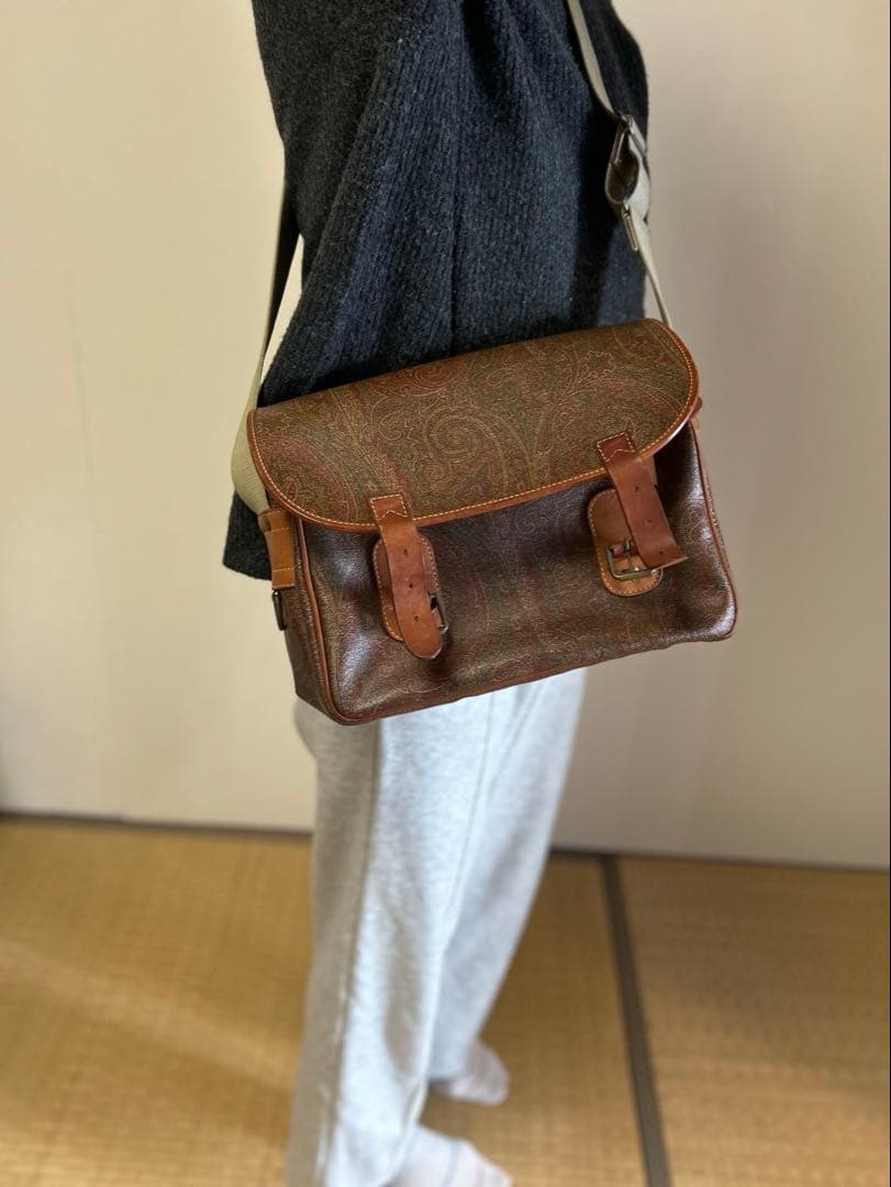 エトロ　ETRO ショルダーバッグ＆ポーチ 2点　まとめセット！　ペイズリー