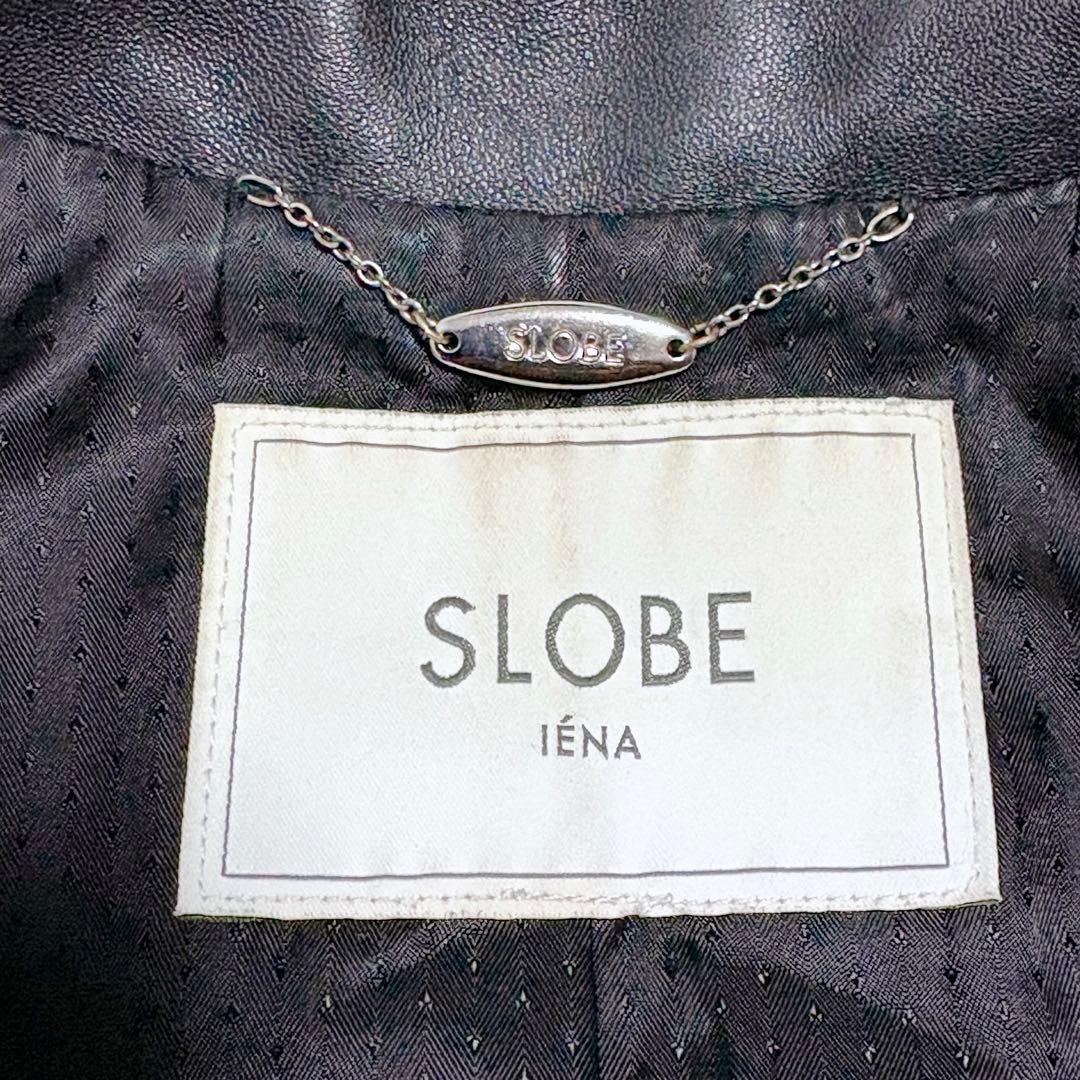 ✨美品✨スローブイエナ ラムレザー ダブルライダースジャケット ブラック L