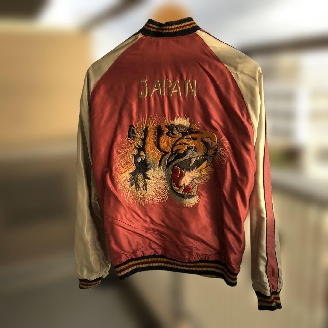 ☆希少デザイン☆テーラー東洋☆スカジャンL シェビーラバー　エド・ロス