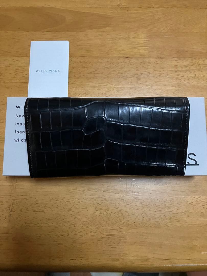 WILD SWANS WAVE クロコダイルレザー 長財布　ナイルクロコ