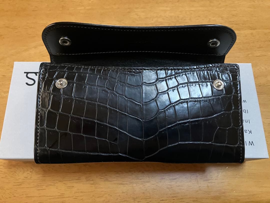 WILD SWANS WAVE クロコダイルレザー 長財布　ナイルクロコ