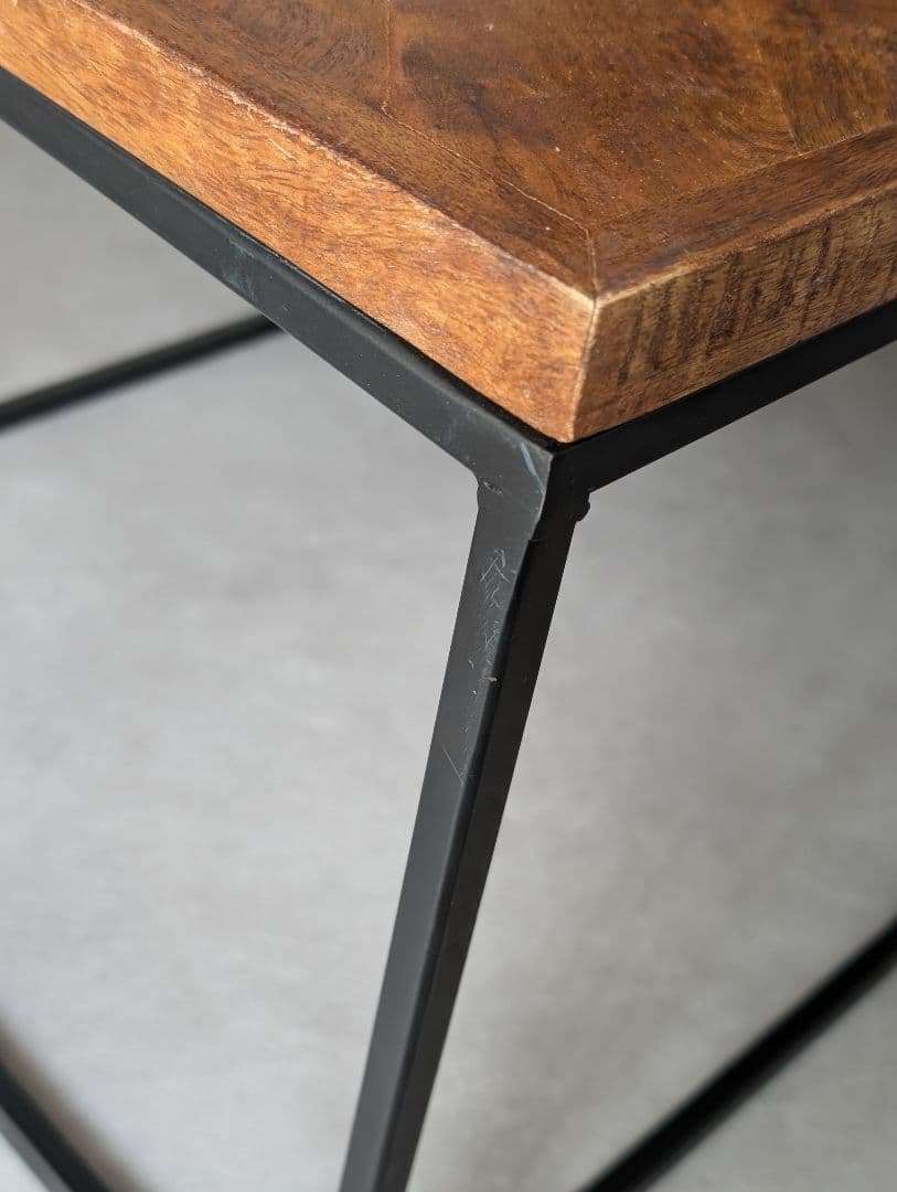 USED/LIFE FURNITURE ヘリンボーンテーブル インダストリアル