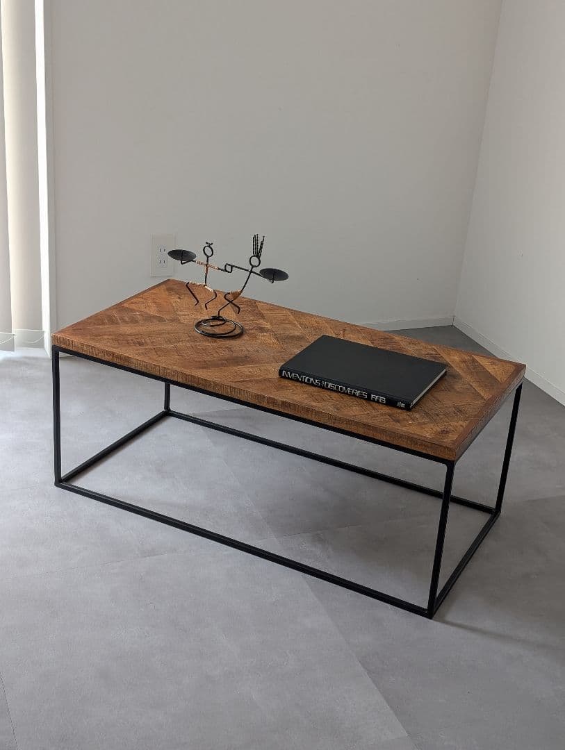 USED/LIFE FURNITURE ヘリンボーンテーブル インダストリアル