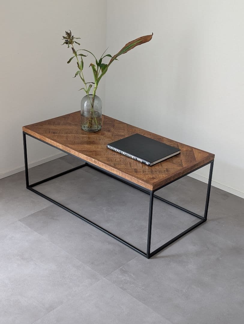 USED/LIFE FURNITURE ヘリンボーンテーブル インダストリアル