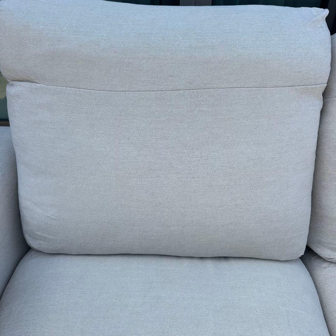 無印良品 ソファ ワイドアームヘッドレスト オットマン付き！