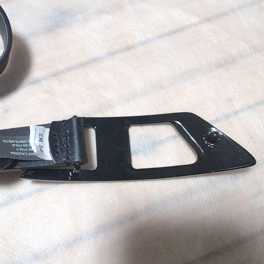 DIESEL ブラックベルト オリジナルポーチ付き