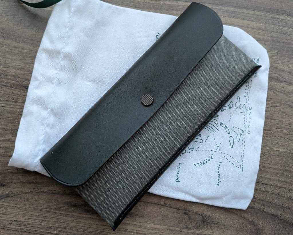 ポスタルコ　スナップペンケース　Glay&Green