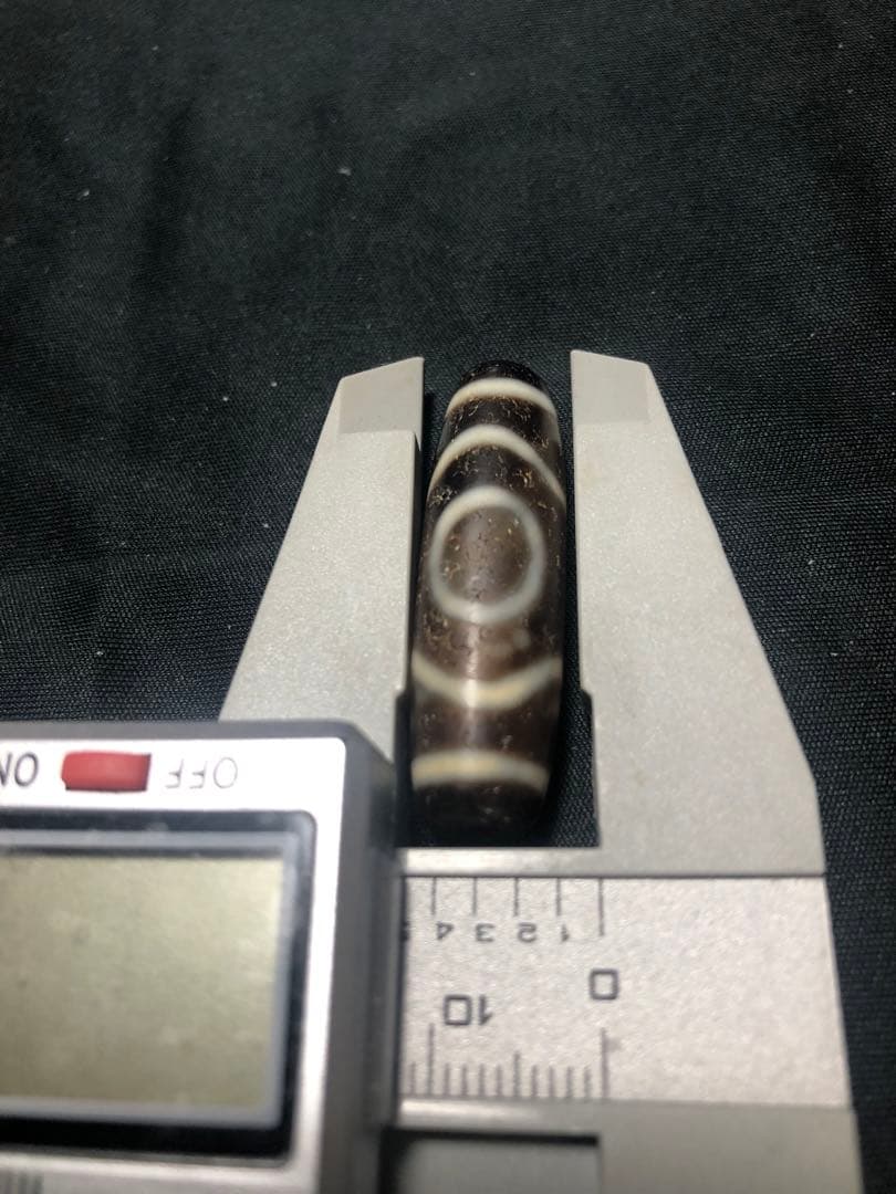 秘蔵風化天珠‼️西蔵老礦古代伝承風化蓮華金剛二眼天珠