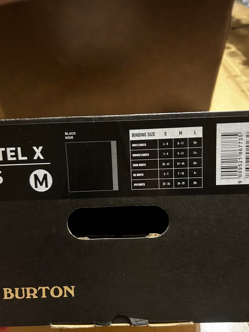 Burton ブラック バインディング　カーテルx