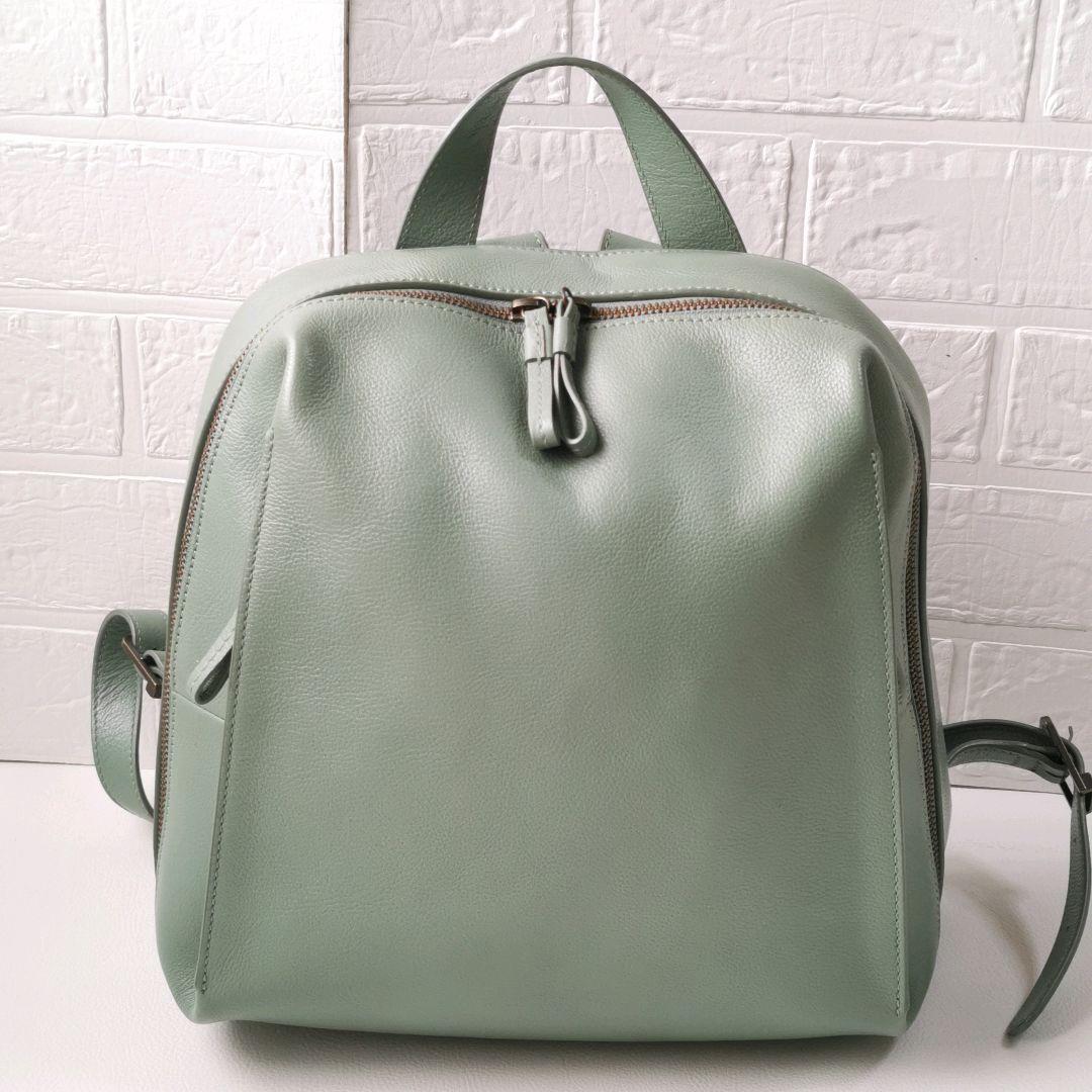 美品✨希少カラー マザーハウス カゼマトウ バックパック M ミストグリーン