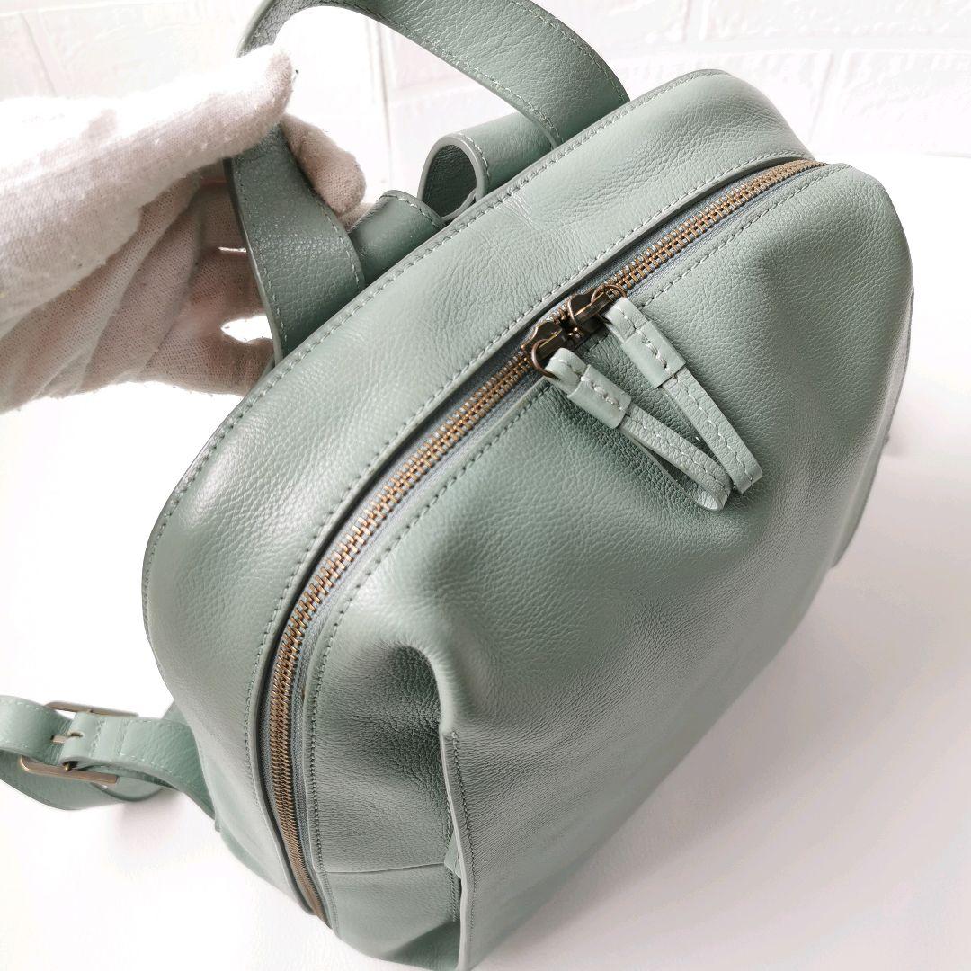 美品✨希少カラー マザーハウス カゼマトウ バックパック M ミストグリーン