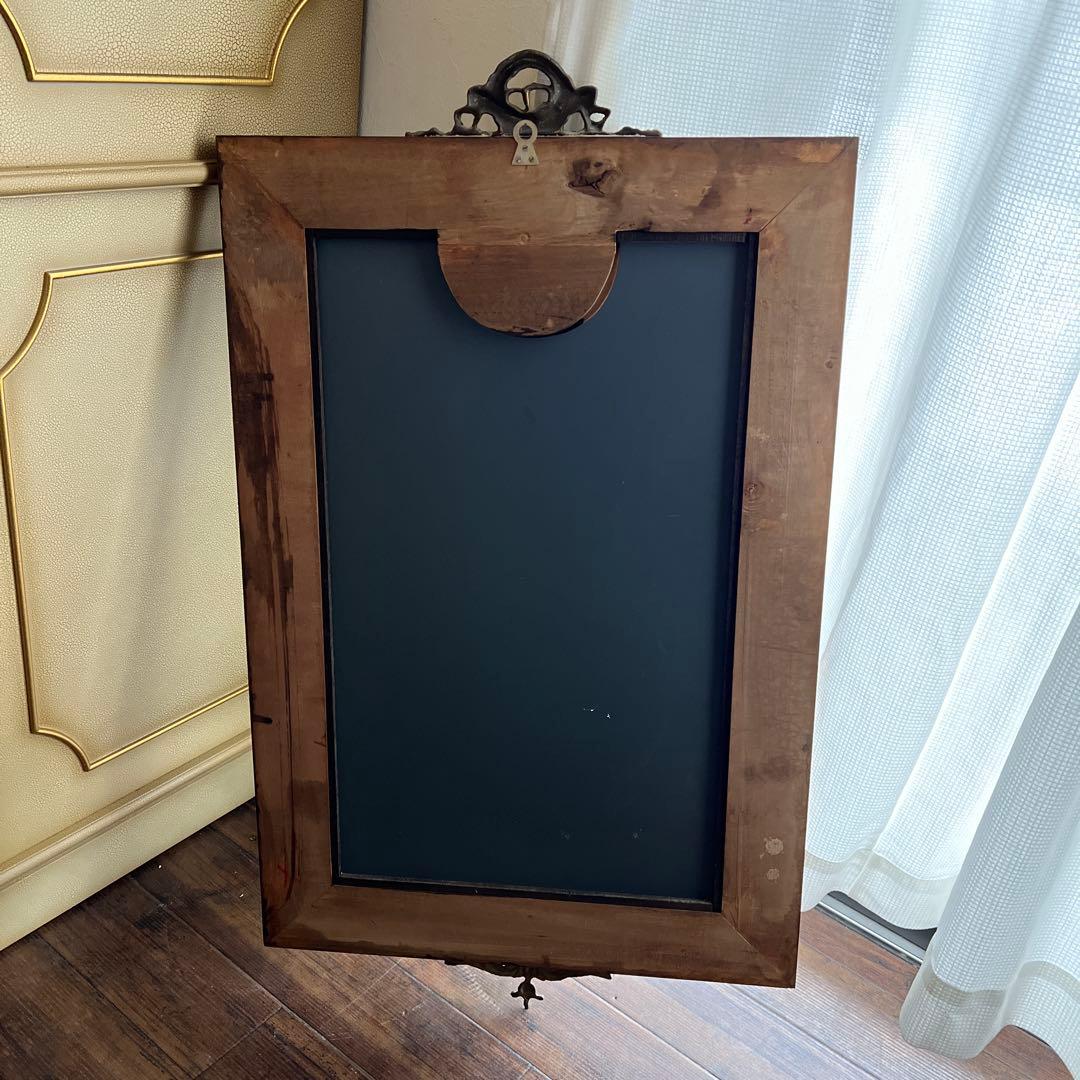 k078r118 ヨーロッパの伝統的な意匠を感じられるウォールミラー/壁掛け鏡