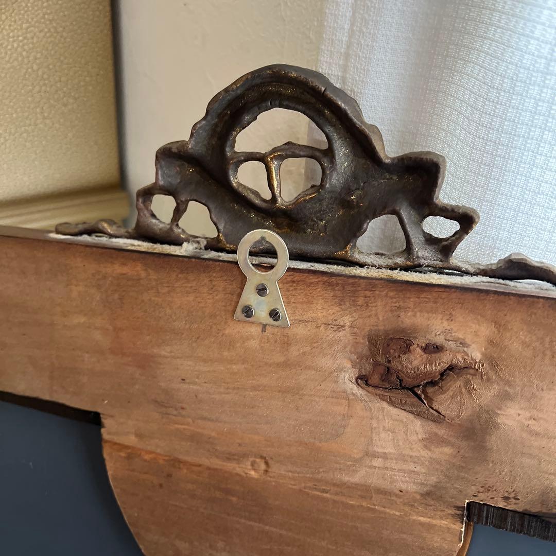 k078r118 ヨーロッパの伝統的な意匠を感じられるウォールミラー/壁掛け鏡