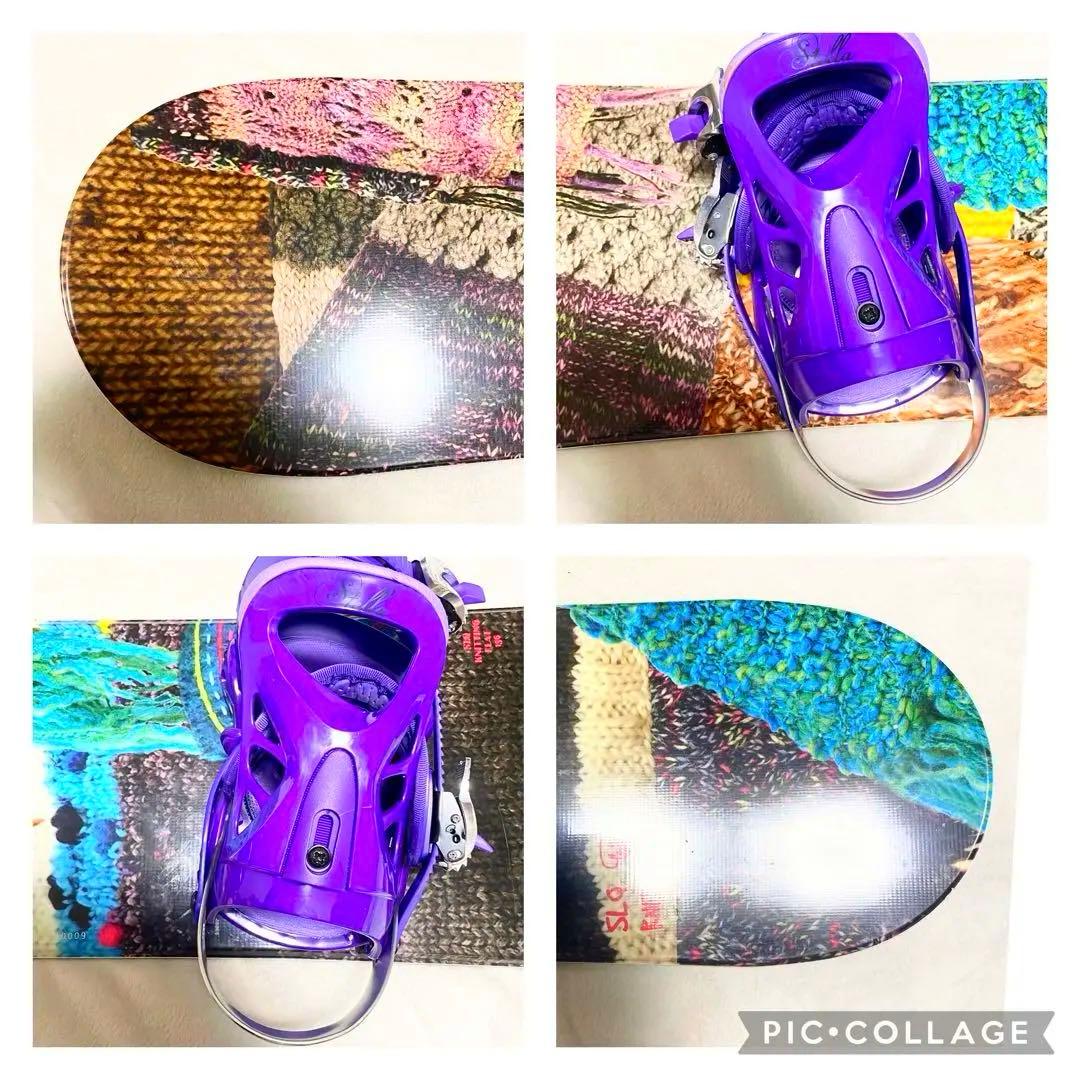 SLQ スノーボード STELLAビンディング レディース ロッカー レディース