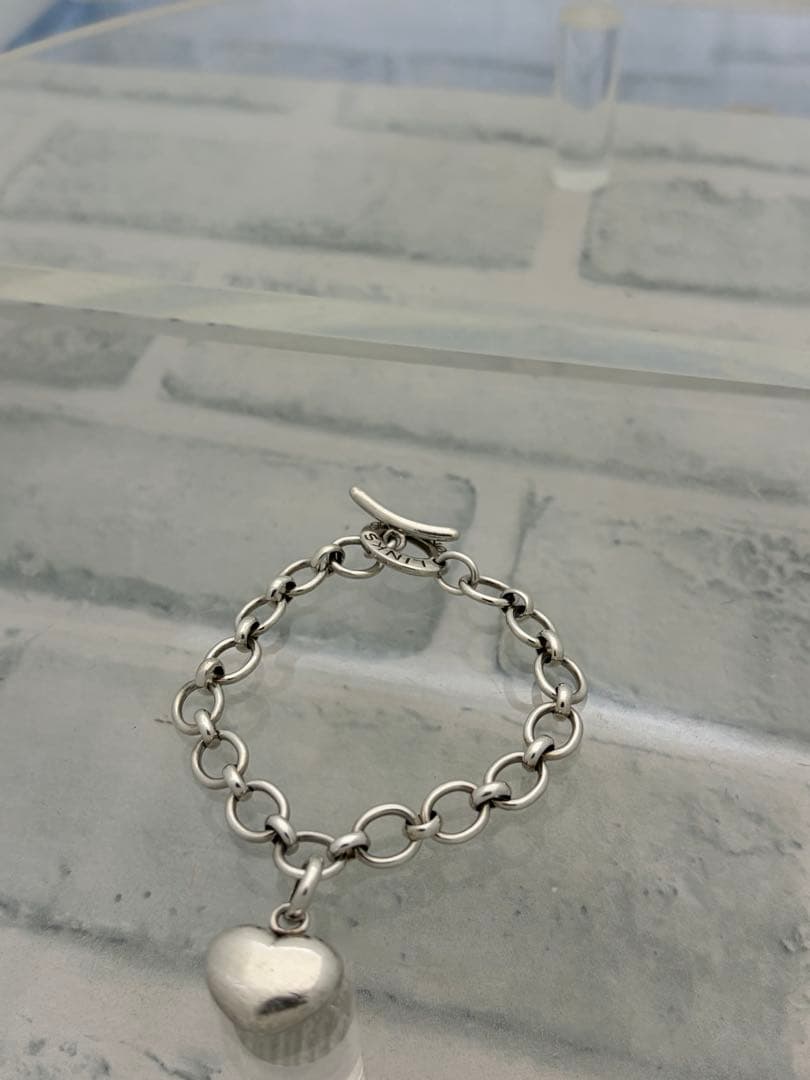 美品　LINKS OF LONDON ハートチャーム　Tバー　オーバル　ブレス