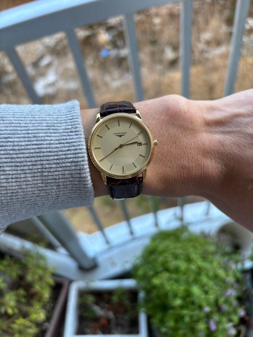 LONGINES 時計 シルバー/ブラック