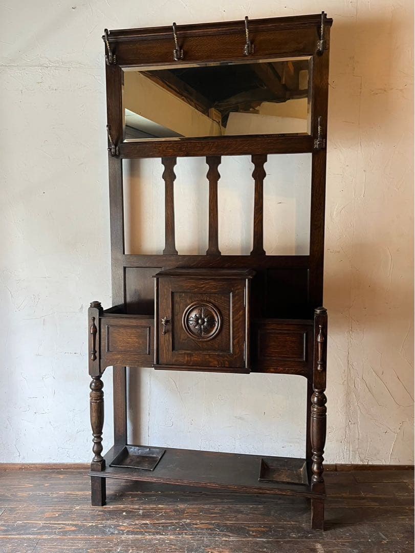 Maple社 イギリスアンティーク ホールスタンド インテリア 店舗ビンテージ