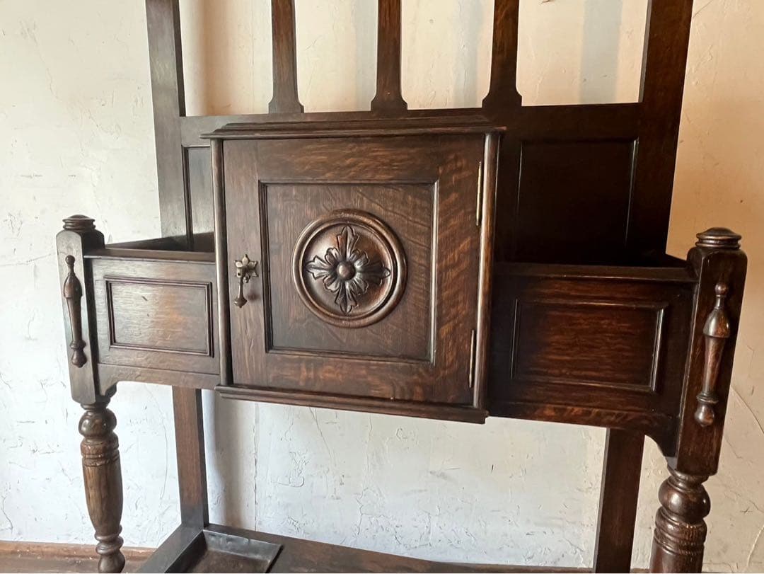 Maple社 イギリスアンティーク ホールスタンド インテリア 店舗ビンテージ