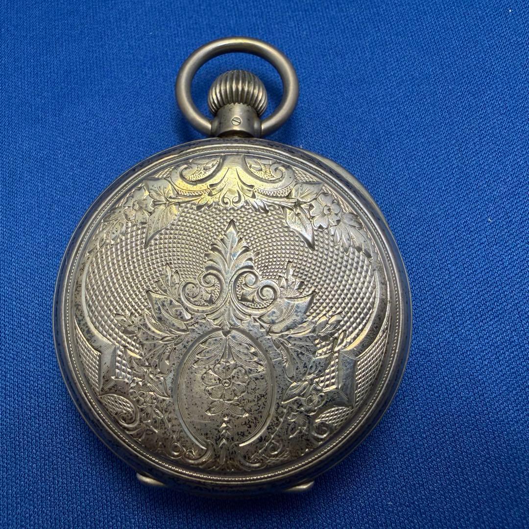 LONGINES 懐中時計 手巻き シルバー色アンティーク