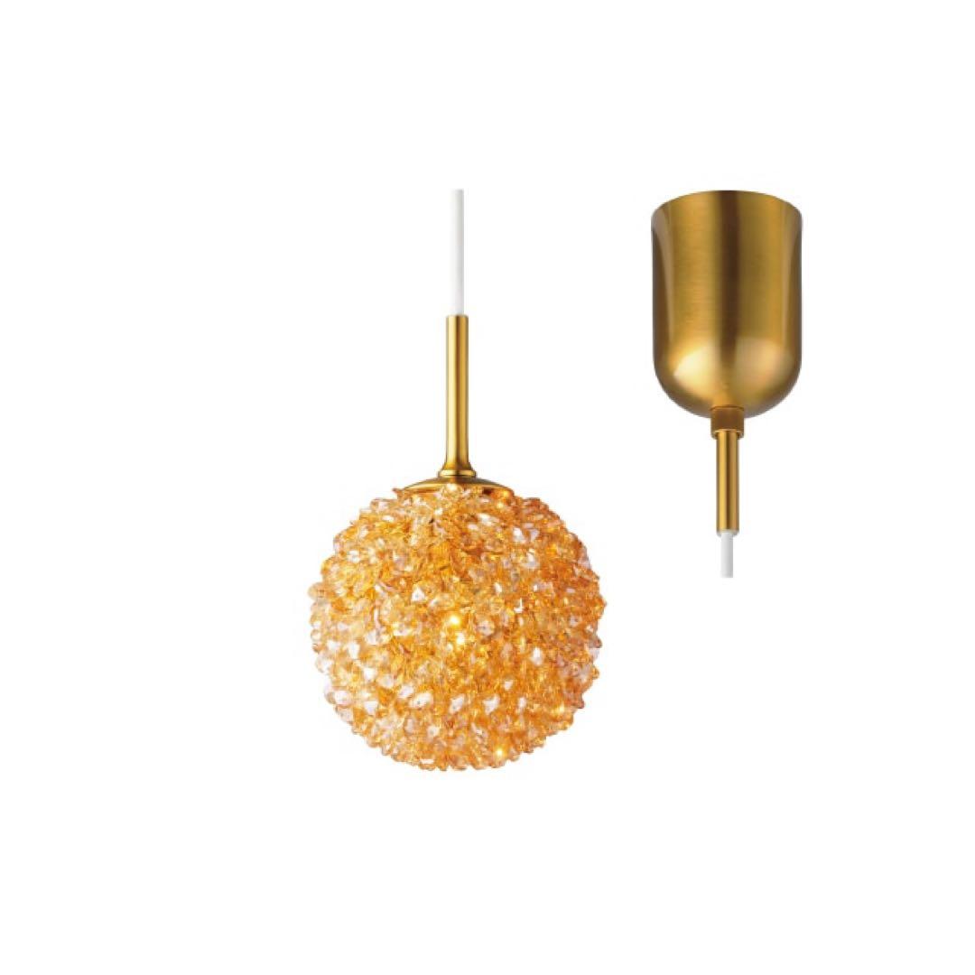 クリスタル風ペンダントライト 中型