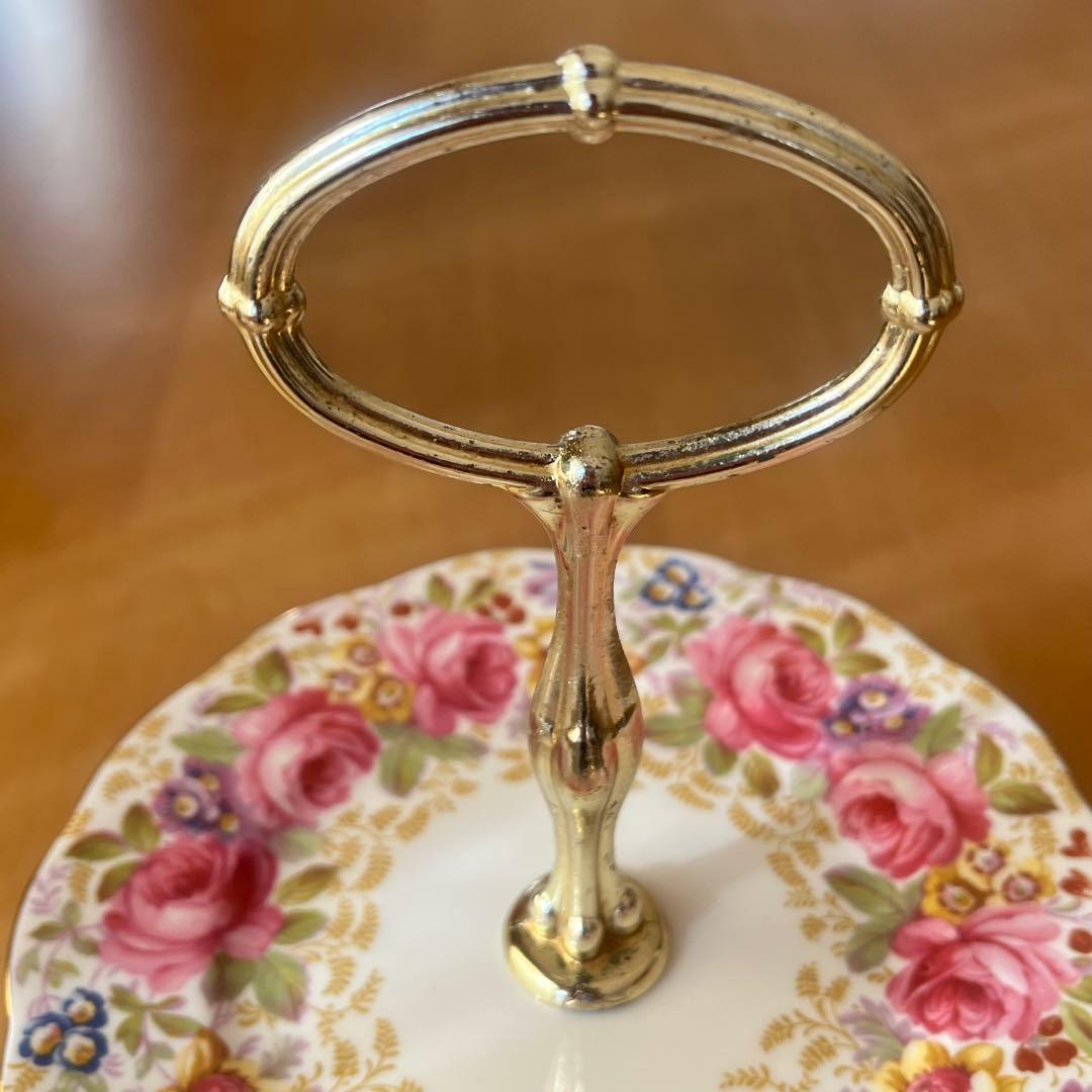 【英国ビンテージ】　ロイヤルアルバート★セレナ★ケーキスタンド