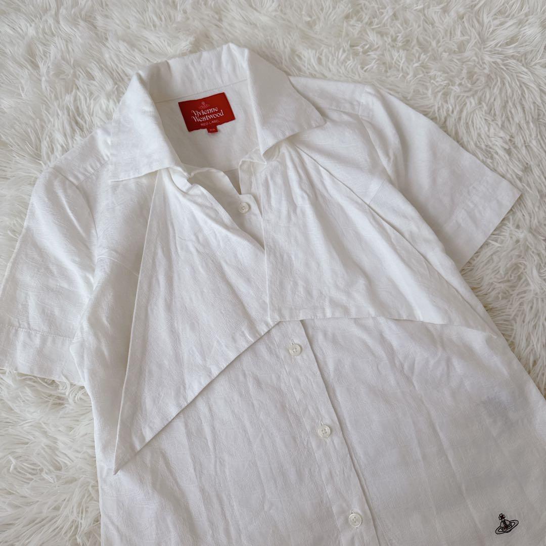 貴重✨VivienneWestwood RED LABEL 半袖シャツ オーブ柄