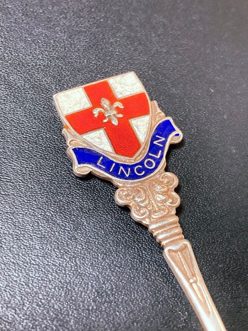 《純銀》イギリス アンティーク 百合の紋章 エンブレム シルバースプーン