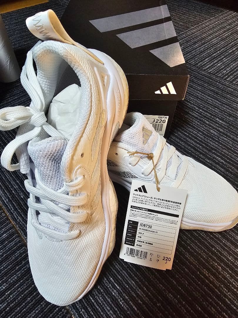 新品 アディダス　コードカオス 25 22.0cm レディース ゴルフシューズ