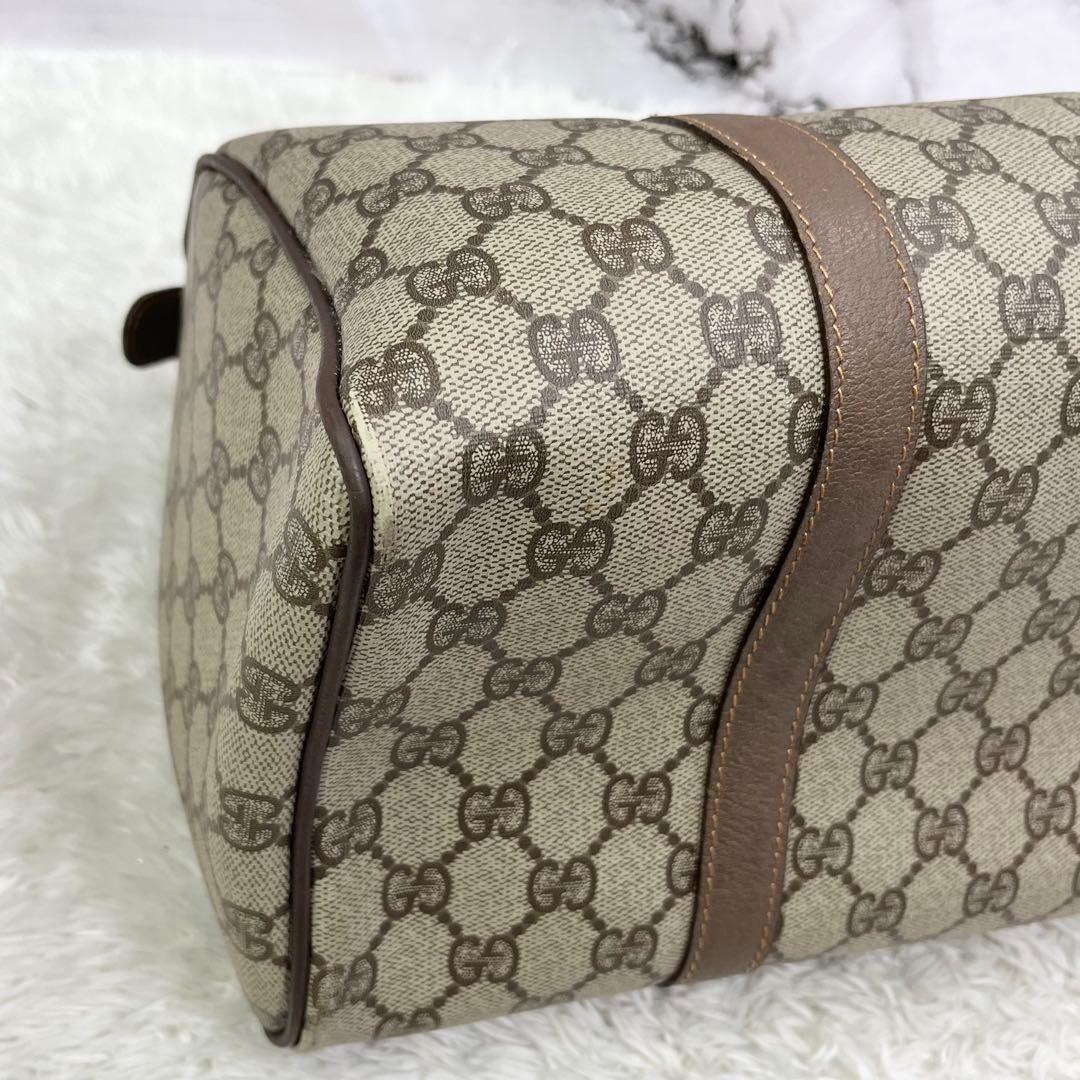 Gucci オールドグッチ GGキャンバス ボストンバッグ