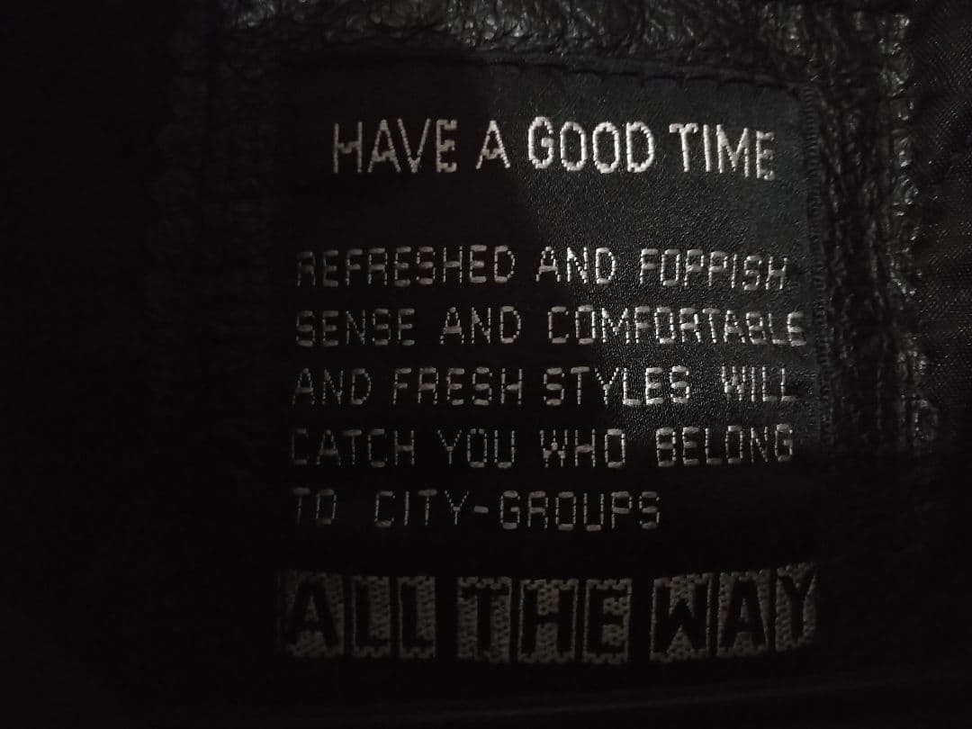 秋冬春牛革シボ押しレザージャケットの最高傑作sacai好きの方も☆肉厚単丈美品