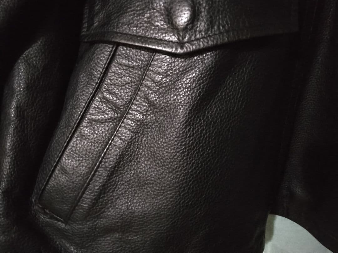 秋冬春牛革シボ押しレザージャケットの最高傑作sacai好きの方も☆肉厚単丈美品