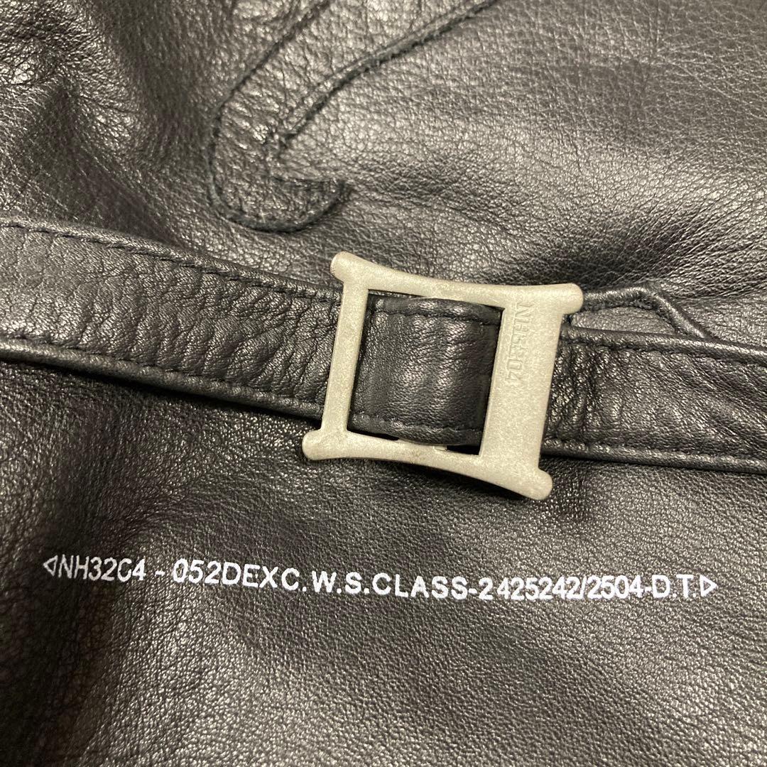 激レア　極美品　ネイバーフッド　ボーン ライダース レザージャケット エンボス