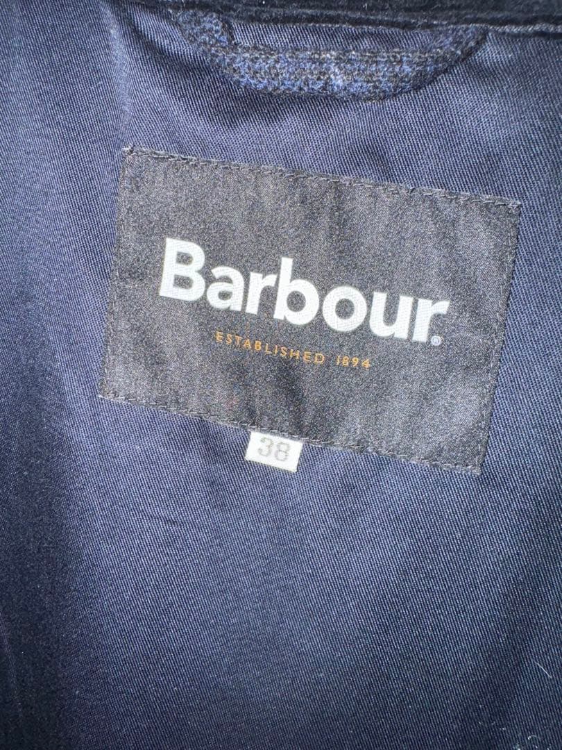 Barbour/バブアー DON WOOL COAT CHECK