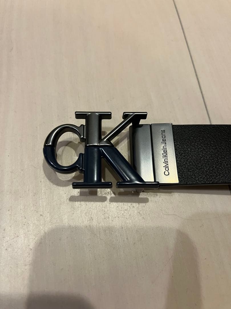   Jeans ブラックレザーベルト リバーシブル