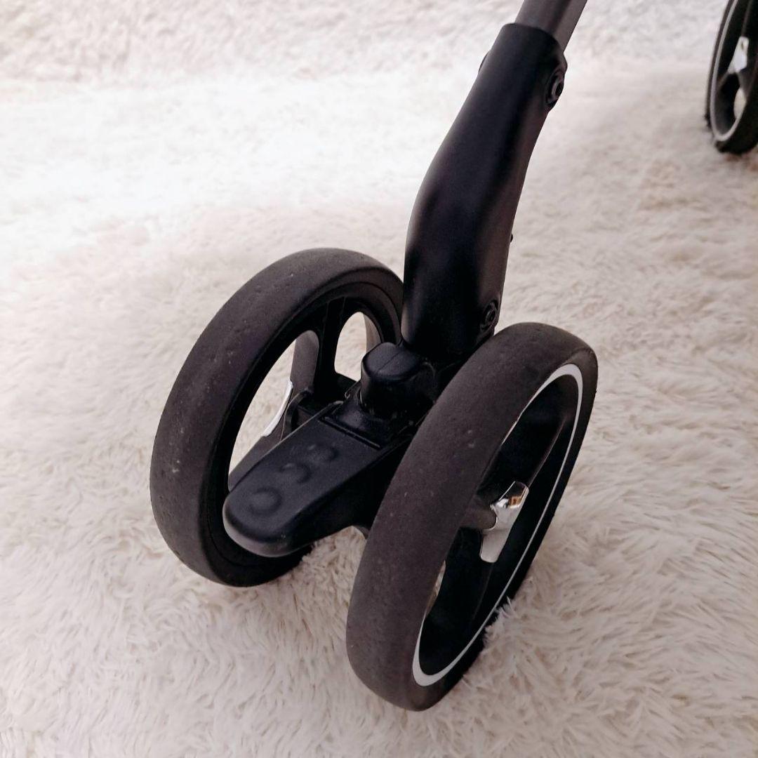 Aprica アップリカ ベビーカー クルリー グレー レザーハンドル A型