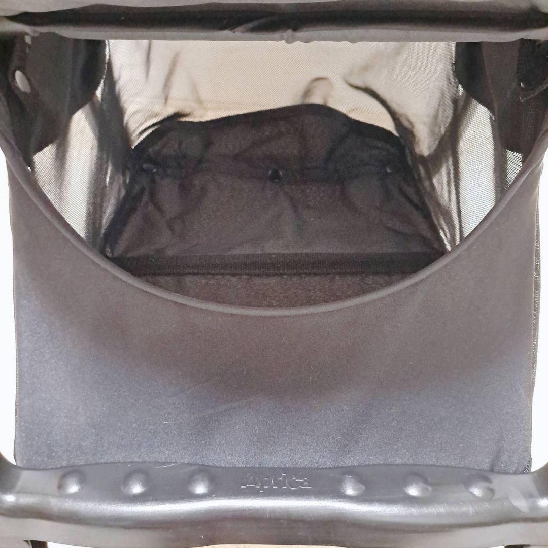 Aprica アップリカ ベビーカー クルリー グレー レザーハンドル A型