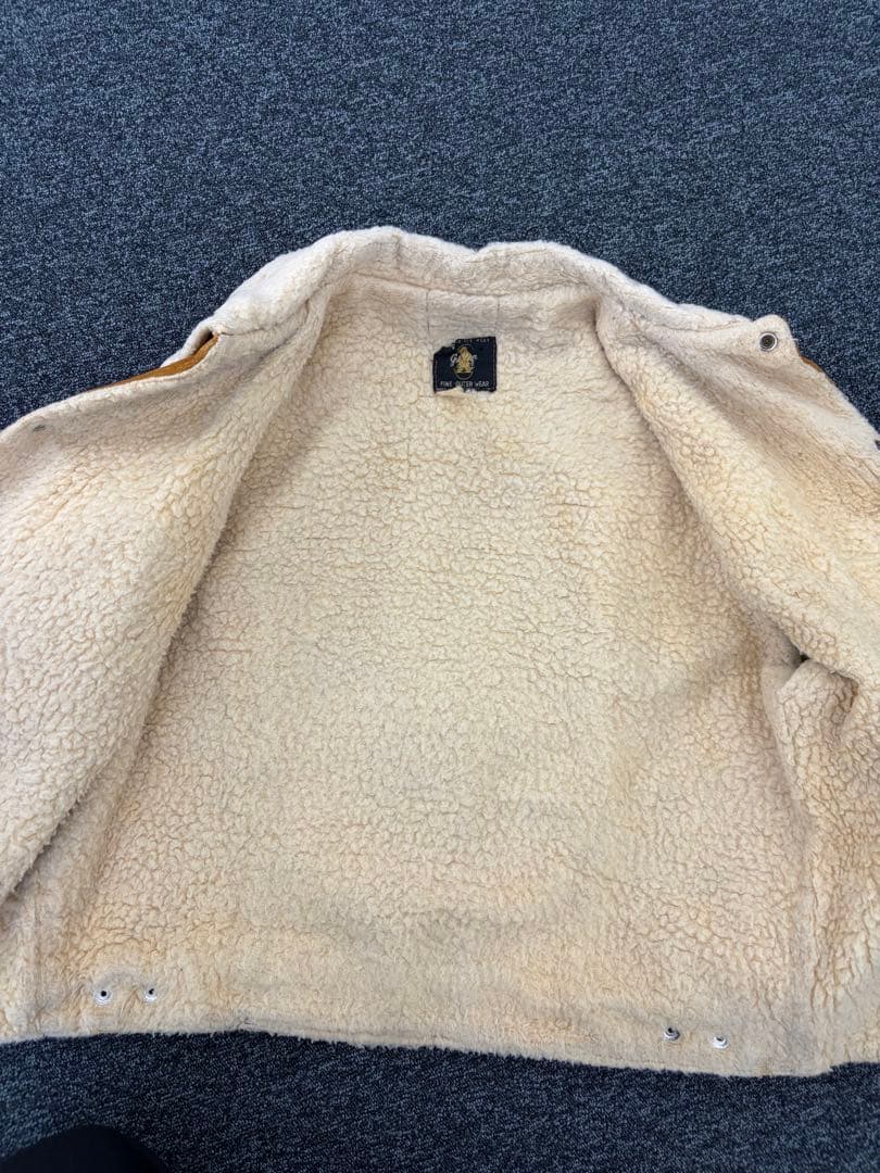 ゴールデンベア　60s ビンテージ　スエードジャケット　サードタイプ　裏ボア