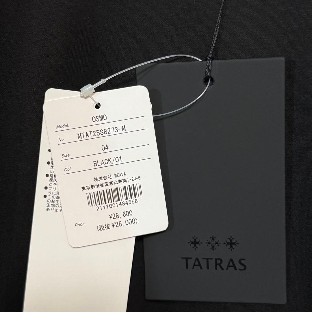 新品 25年モデル TATRAS タトラス OSMO オスモ ロンT 黒XL
