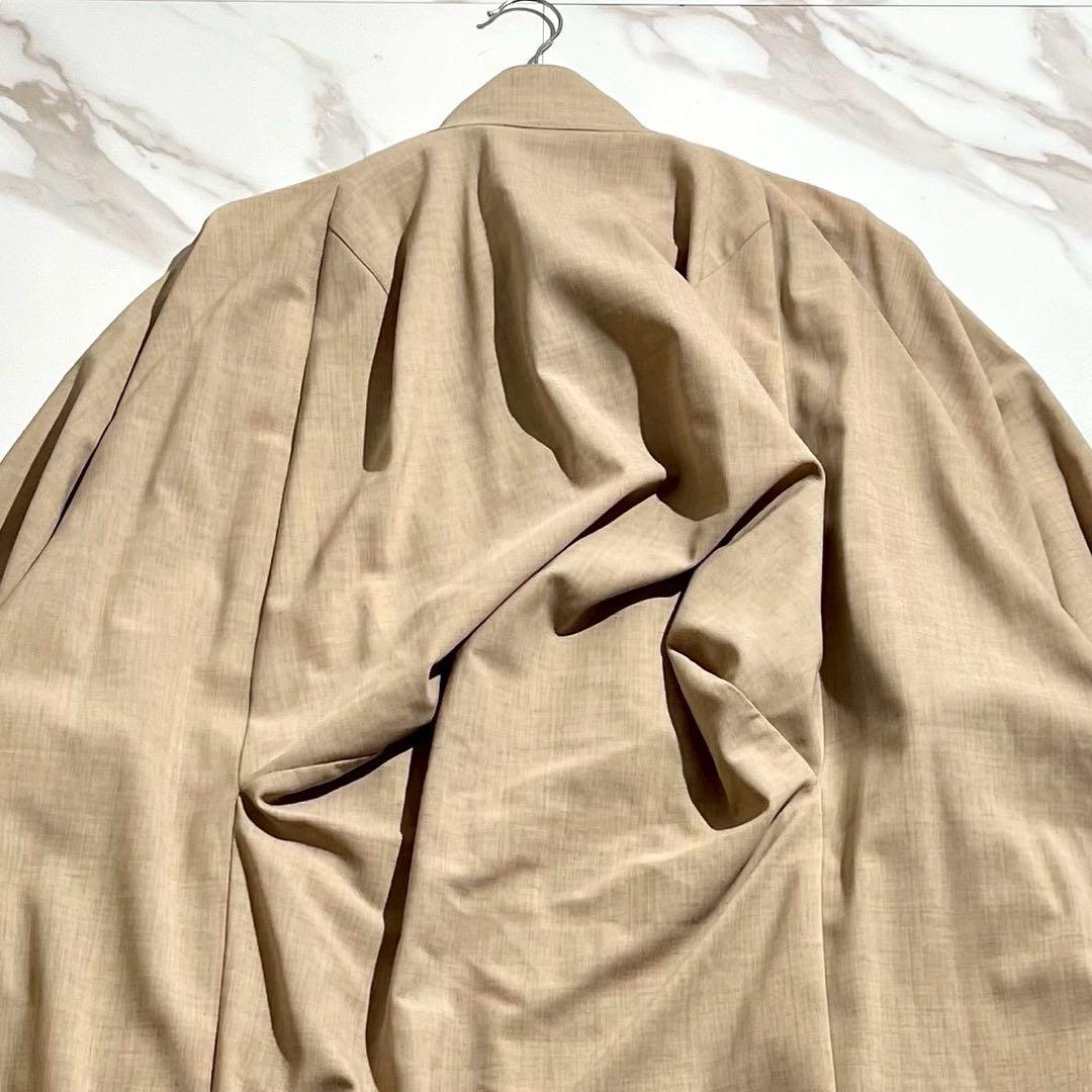 む様　HYKE ハイク　ロングコート　ストレッチトロピカルミリタリーコート