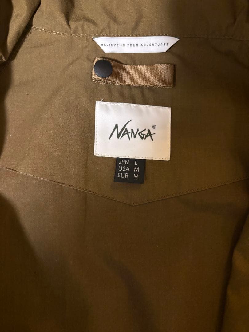 孔明の父【極美品】NANGA TAKIBI マウンテンパーカー　Lサイズ