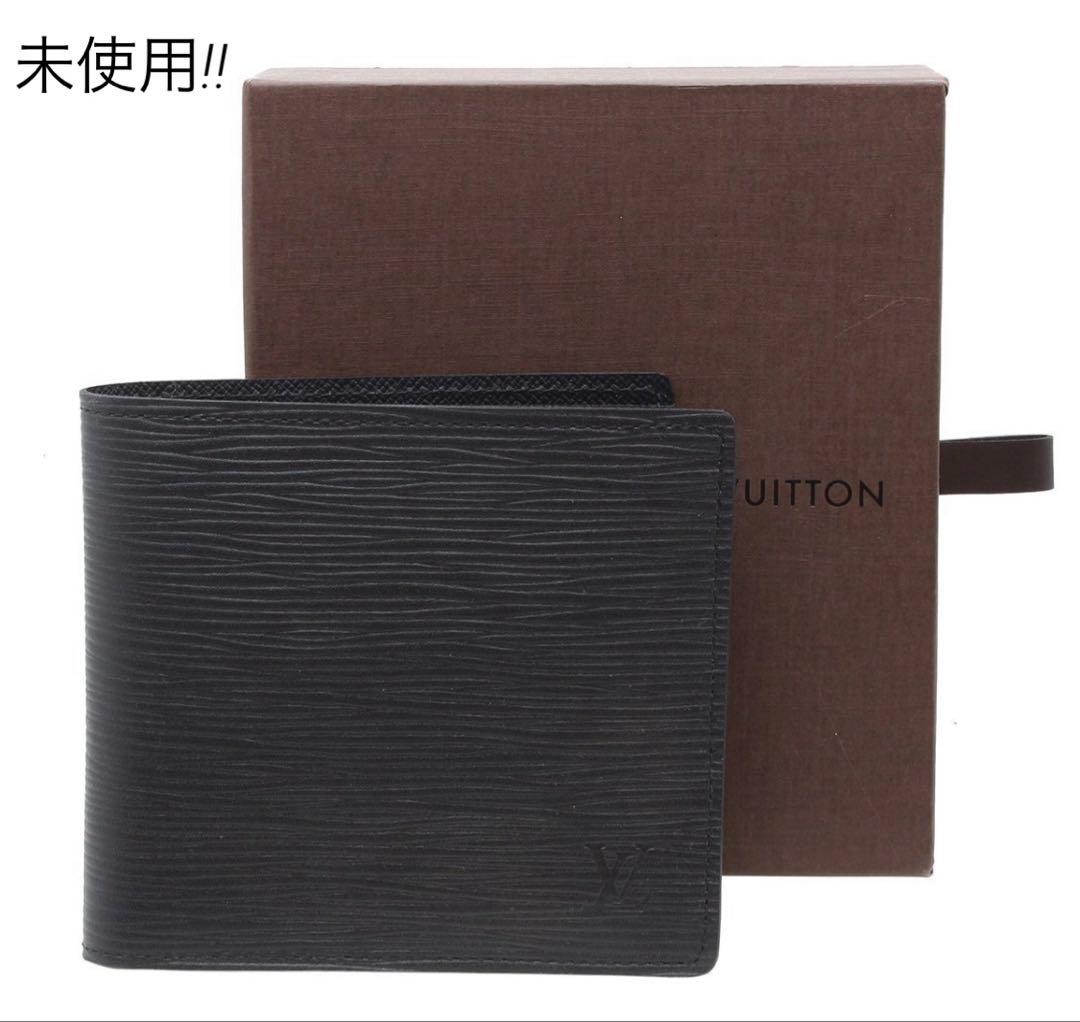 E2418 未使用!! ルイヴィトン エピ ポルトフォイユ・マルコ 二つ折財布