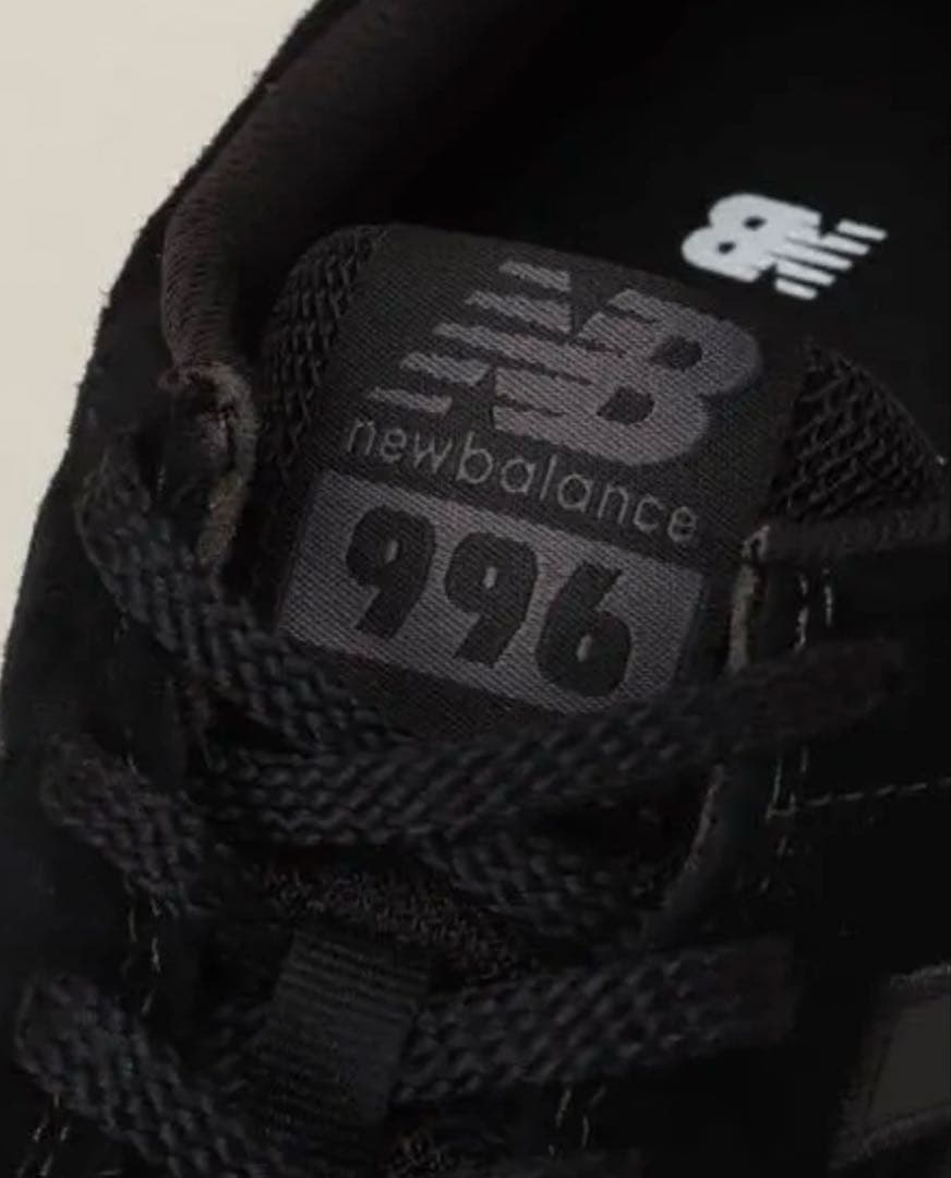 人気♦︎新品未使用♦︎ニューバランス24.5cm♦︎CM996♦︎オールブラック♦︎黒