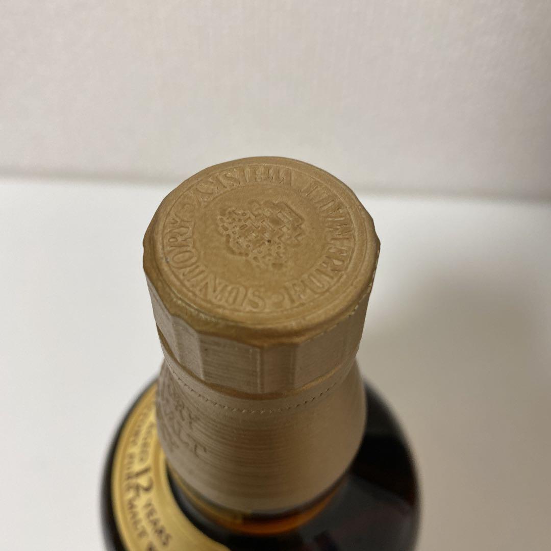 山崎12年 ピュアモルト ウイスキー 43度 700ml 火の巻付き 古酒