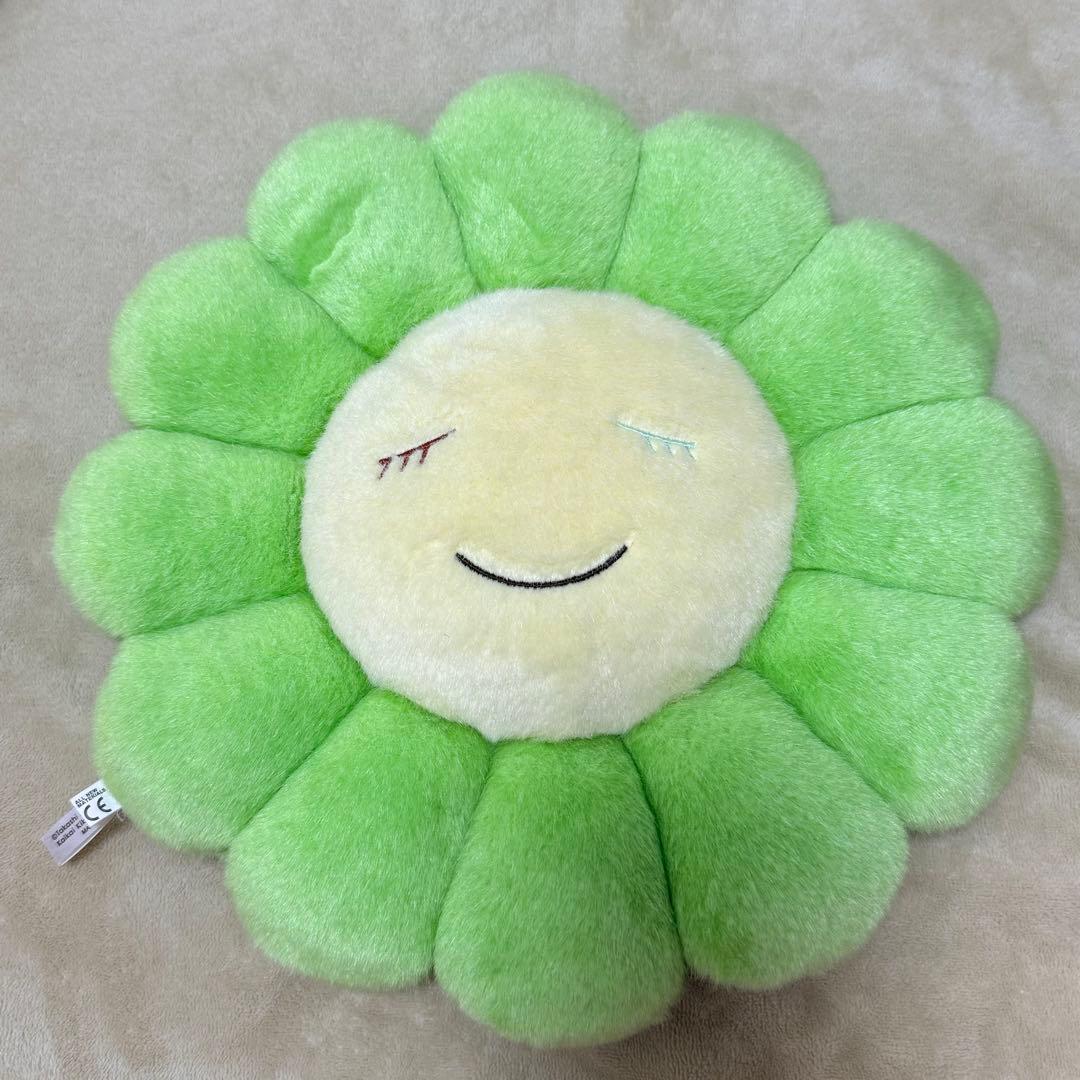 カイカイキキ 村上隆 カラフル花型クッション　30cm