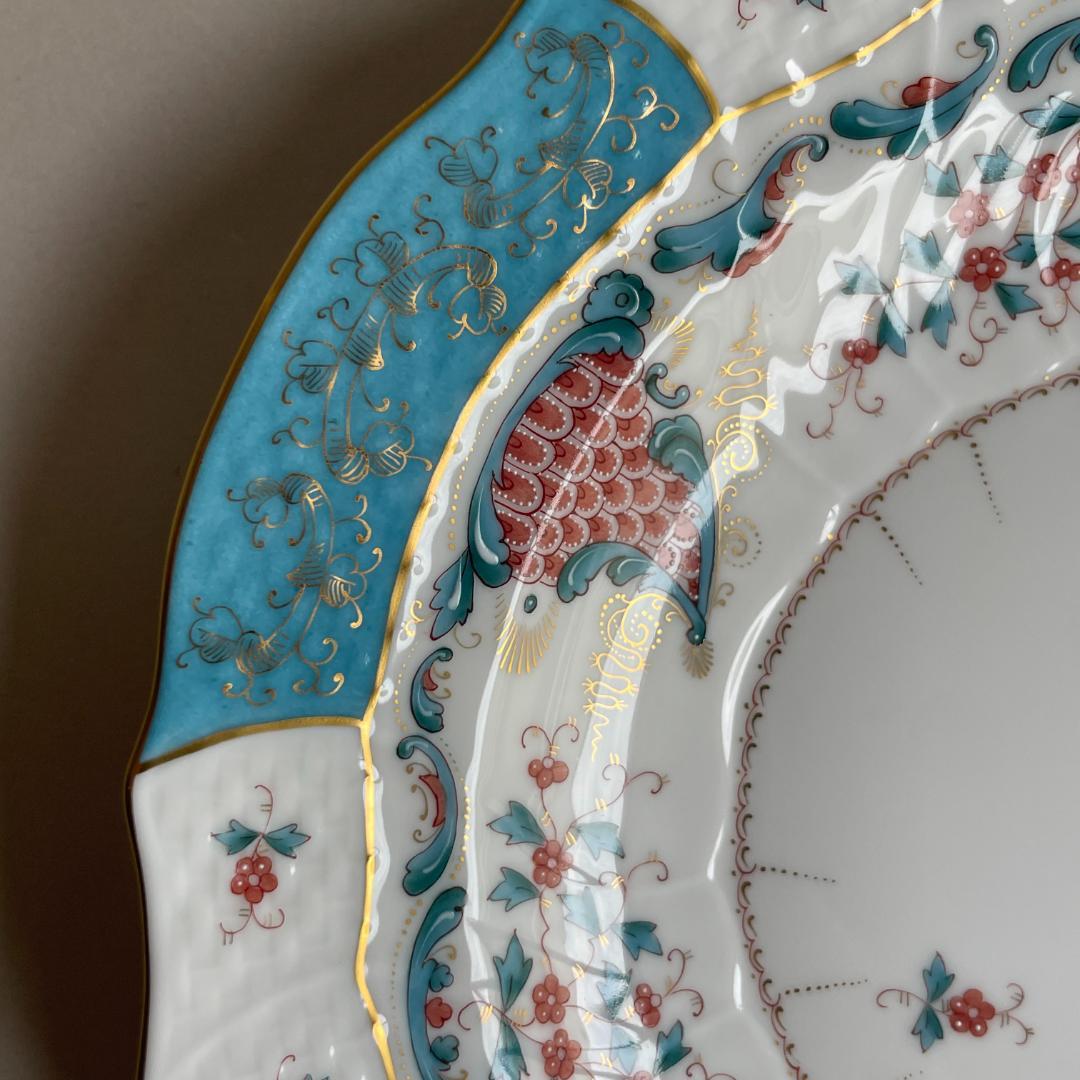 美品 ヘレンド トゥッピーニの角笛 19cm プレート マスターペインター