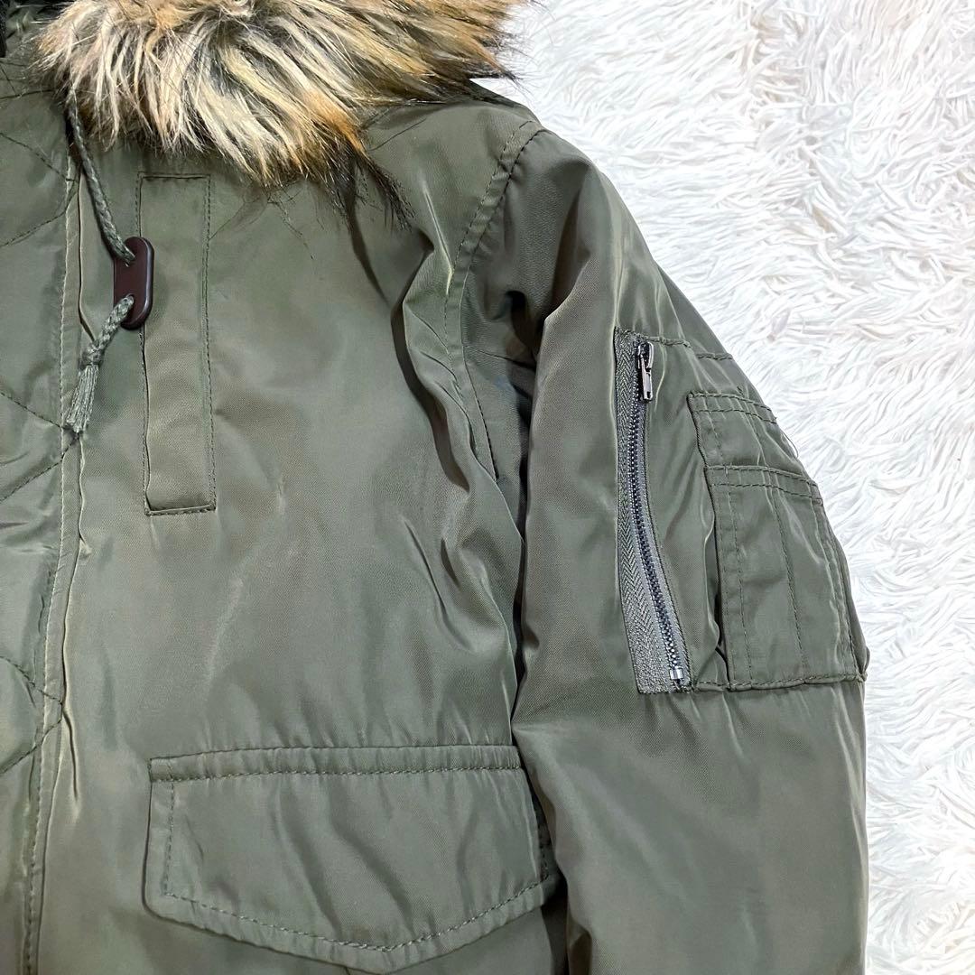 y2k N2B ミリタリージャケット ファー 平成 短丈 military